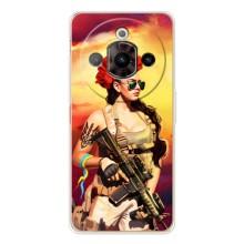 ЗСУ Чехлы (TPU) для ZTE Nubia Focus Pro – Женщина солдат