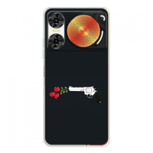 Чехлы (ART) Цветы на ZTE Nubia Music 2 (VPrint) (Неочікувані квіти)