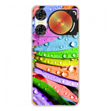 Чехлы (ART) Цветы на ZTE Nubia Music 2 (VPrint) (Семиквітка)