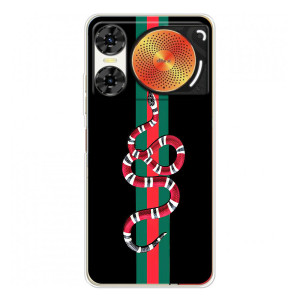 Чехлы Бренд GUCCI для ZTE Nubia Music 2 – Змей Гуччи