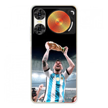 Чехлы Лео Месси Аргентина для ZTE Nubia Music 2 (Счастливый Месси)