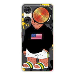 Чехлы Мишка Тедди для ZTE Нюбия Мьюзик 2 – Teddy USA