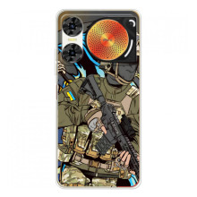 Чехлы с картинкой ЗСУ для ZTE Nubia Music 2 (AlphaPrint) – Воїн ЗСУ