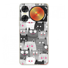 Чохли з Котиками для ZTE Nubia Music 2 (VPrint) – Мальовані котики