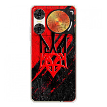 Чехлы УПА (Красно-Чёрный) на ZTE Nubia Music 2 – Герб в цвете УПА