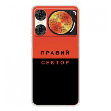 Чехлы УПА (Красно-Чёрный) на ZTE Nubia Music 2 – Правый Серктор