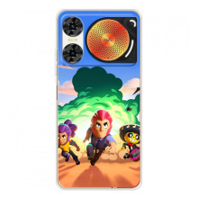 Чехол для ZTE Nubia Music 2 Бравл Старс (VPrint) (Бравел Старс)