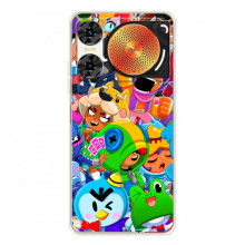 Чехол для ZTE Nubia Music 2 Бравл Старс (VPrint) (Герої Бравл Старс)