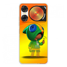 Чехол для ZTE Nubia Music 2 Бравл Старс (VPrint) (Хлопчик Леон)