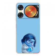 Чехол Головоломка для ZTE Nubia Music 2 - (AlphaPrint) (Печаль)