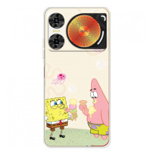 Чохол Губка Боб для ЗТЕ Нюбія Мyзiк 2 (Патрік і Боб)