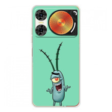 Чохол Губка Боб для ЗТЕ Нюбія Мyзiк 2 (Персонаж Планктон)