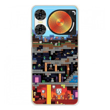 Чохол Майнкрафт на ZTE Nubia Music 2 (AlphaPrint) Minecraft (фон Minecraft)