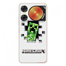 Чохол Майнкрафт на ZTE Nubia Music 2 (AlphaPrint) Minecraft (кріпер Майнкрафт)