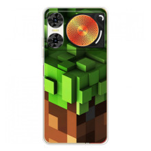 Чохол Майнкрафт на ZTE Nubia Music 2 (AlphaPrint) Minecraft (текстура Майнкрафт)