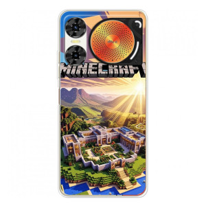 Чехол майнкрафт для ZTE Nubia Music 2 – MINECRAFT