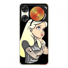 Чохол з друком для ZTE Nubia Music 2 - (Мода) (AlphaPrint) (Дівчина в тату)