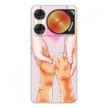 Чехол на ЗТЕ Нюбия Мьюзик 2 с Котами (VPrint) (Любовь к котикам)