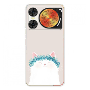 Чехол на тематику: Коты для ZTE Nubia Music 2 – Белый котик