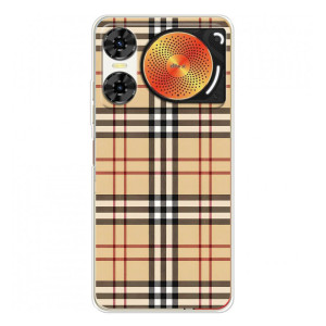 Чехол с Брендами одежды на ZTE Нюбия Мьюзик 2 – Burberry стиль