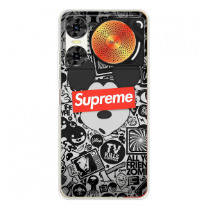 Чехол с Брендами одежды на ZTE Нюбия Мьюзик 2 – Supreme Маус