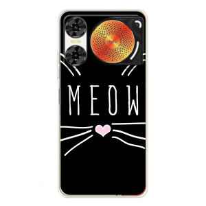 Бампер с изображением Котиков для ZTE Нюбия Мьюзик 2 – КОТИК MEOW