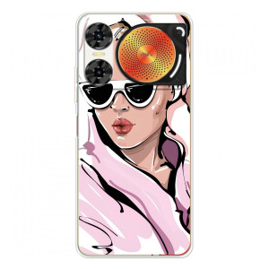 Чохол з картинкою Модні Дівчата ZTE Nubia Music 2 (Дівчина в халаті)