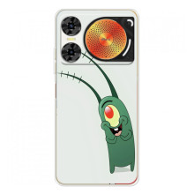 Чехол с картинкой "Одноглазый Планктон" на ZTE Nubia Music 2 (Милый Планктон)