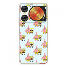 Чехол с картинкой Патрик на ZTE Nubia Music 2 – Боб и Патрик