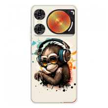 Чохол з Мавпами ZTE Nubia Music 2 - (AlphaPrint) – Макака в навушниках