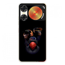 Чохол з Мавпами ZTE Nubia Music 2 - (AlphaPrint) – Три мавпи