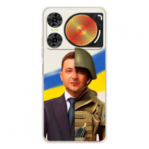 Чехол для ZTE Nubia Music 2 (AlphaPrint - с принтом Зеленского)