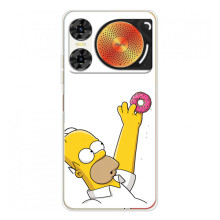 Чjхол з Сімпсонами для ZTE Nubia Music 2 (VPrint) (Гомер з пончиком)