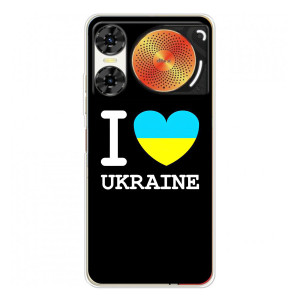 Чехол с Украинской символикой на ZTE Нюбия Мьюзик 2 – I Love Ukraine