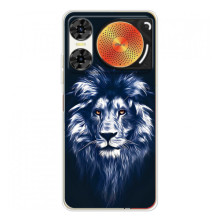 Чохол з картинкою ЛЕВ для ZTE Nubia Music 2 (VPrint) (Синій Лев)