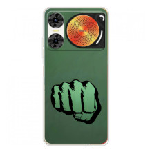 Чехол Супергерои Марвел на ZTE Нюбия Мьюзик 2 (Халк)