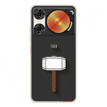 Чехол Супергерои Марвел на ZTE Нюбия Мьюзик 2 (Молот Тора)