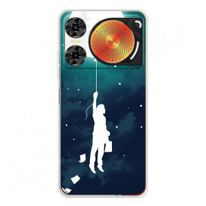 Чохол (ТПУ) з планетами на ZTE Nubia Music 2 – To The moon