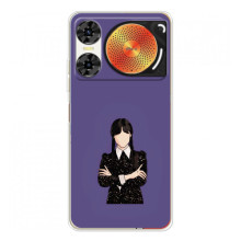 Чохли Венсдей на ZTE Nubia Music 2 Уенсдей (AlphaPrint) – Венздей у чорному