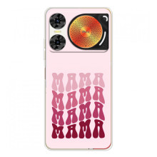 Чехлы на день мамы для ZTE Нюбия Мьюзик 2 – Надпись мама