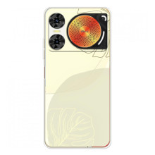 Чехол цветочный дизайн для ZTE Nubia Music 2 (Зелёный фон)