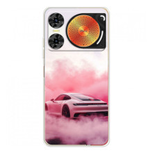 Чохол з авто Порше для ZTE Nubia Music 2 – Рожевий Порше