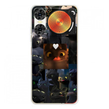 Чохол як приборкати дракона на ZTE Nubia Music 2 (Дракон колаж)