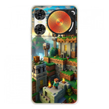 Чохол з картинками Майнкрафт для ЗТЕ Нюбія Музика 2 – Місто Майнкрафт