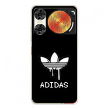 Чохол з картинкою Адідас на ЗТЕ Нюбія Музика 2 – Адідас на чорному
