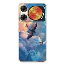 Чохол з принтом дракон Беззубик ЗТЕ Нюбія Музика 2 – Беззубик в небі