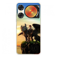 Чохол з принтом дракон Беззубик ЗТЕ Нюбія Музика 2 – Мультфільм про дракона