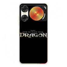 Чохол з принтом дракон Беззубик ЗТЕ Нюбія Музика 2 – Напис Дракон
