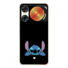 Чохол з принтом Стіч на ZTE Nubia Music 2 (Стіч на чорному)