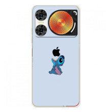 Чохол з принтом Стіч на ZTE Nubia Music 2 (Stitch apple)